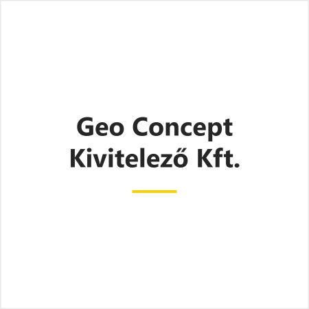 Geo Concept Kivitelező Kft.